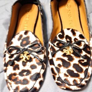 Tory Burch Leopard Print Loafers